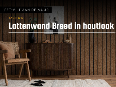 Lattenwand wandpaneel Houtlook breed